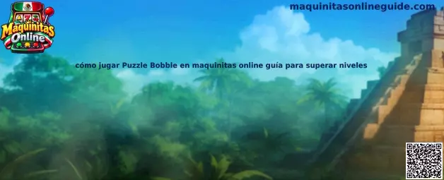 Imagen relacionada con Puzzle Bobble y una guía para aprender a disparar burbujas de colores en maquinitas online