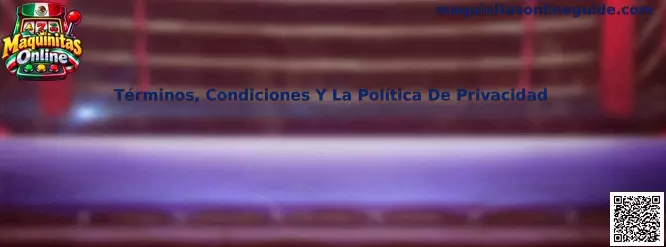 Términos, condiciones y política de privacidad de Maquinitas Online