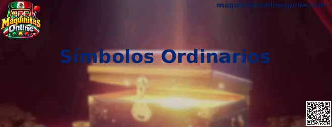 Símbolos Ordinarios de una tragamonedas online