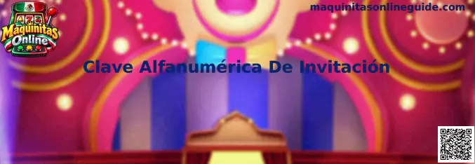 Ejemplo visual de una Clave Alfanumérica De Invitación