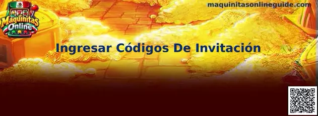 Guía visual para ingresar códigos de invitación en una plataforma recreativa